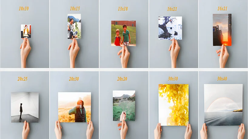 انواع سایز چاپ عکس