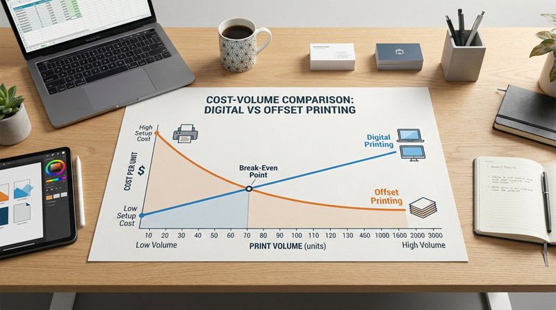 تفاوت چاپ دیجیتال و افست