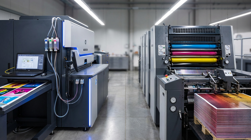 تفاوت چاپ دیجیتال و افست